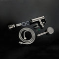 Bathroom Basin Faucet Stainless Steel Single Handle Sink Faucets Cold and Hot Water Mixer Bathtub Tap with Shower Set