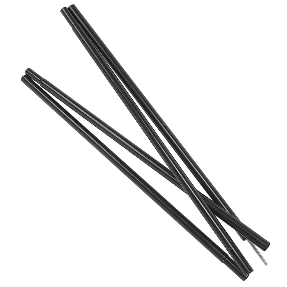 2m Iron Tent Rod Tent  Tent Pole Outdoor Iron Tent Shelter Canopy Supporting Folding Rod Pole for Hiking Camping Tent Rod