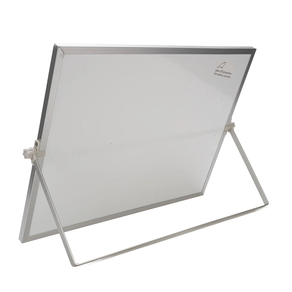 Calendar Whiteboard Dry Erase Calendar 30x40cm Double Sided Magnetic Desktop White Board Calendar Monthly Planner with Stand
