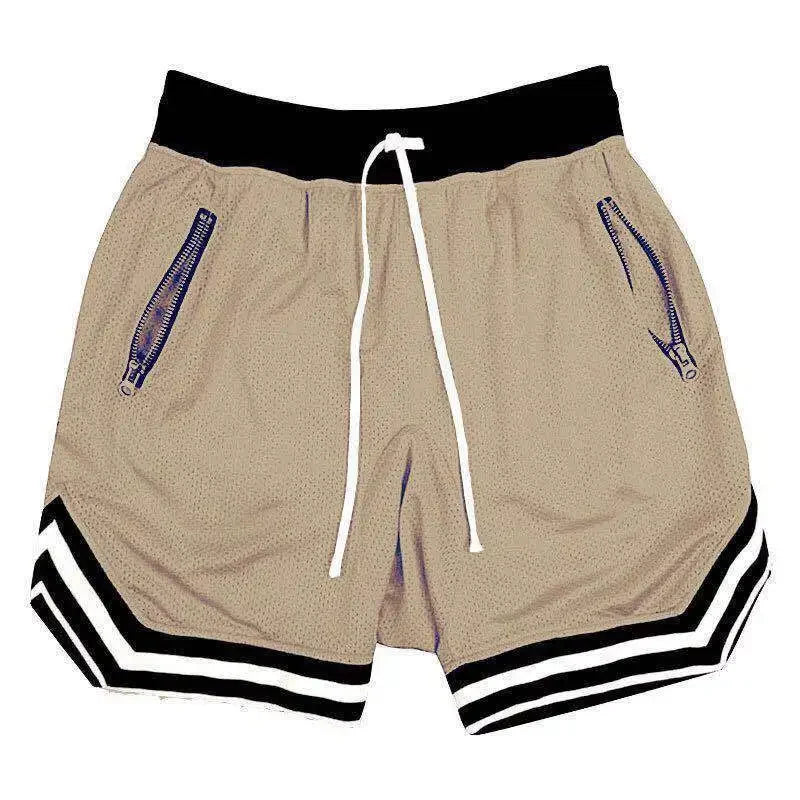 2026 NEW Summer Basketball Men Loose Sport Shorts Quick Drying Mesh Sports Five-point Pants Oversized Sports Shorts