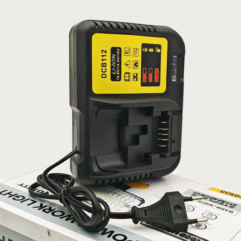 Lithium Battery Charger Accessories Parts LED Display For DeWalt For XR 10.8V 14.4V 20V Li-ion Cell Pack DCB112 DCB115 DCB118