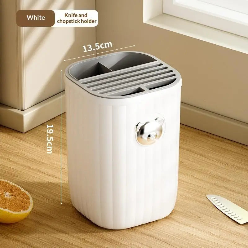 Multifunctional Kitchen Tool Holder Organize Utensils Space-Saving Durable Storage Box