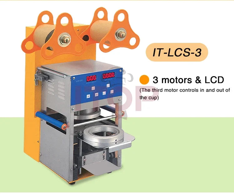 Manufacturers Direct Sales Fully Automatic Plastic Water Cup Sealing Machine High Speed Cup Sealer for Plastic Paper Cup