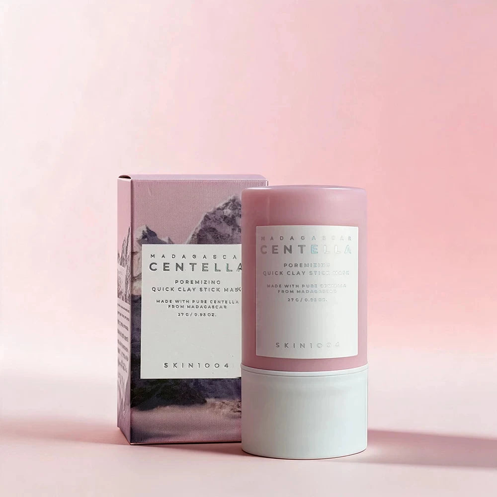 SKIN1004 Korean Skincare Centella Poremizing Travel Kit Sensitive Skin Soothing And Pore Care Set Cleanser Toner Ampoule Cream