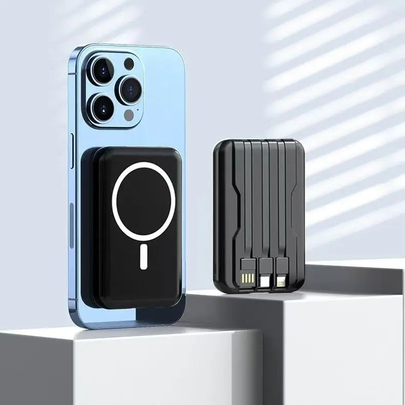 10000mAh power bank magnetic battery pack power bank with USB cable20W fast charging ultra-thin battery external magsafe charger