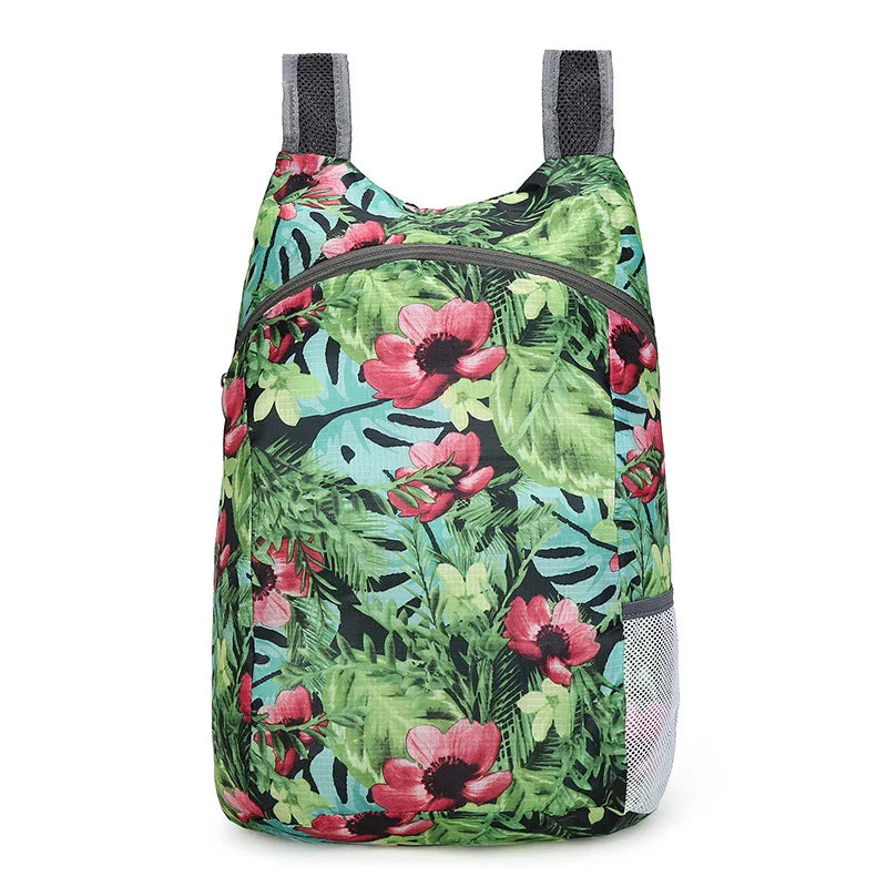 Outdoor lightweight sports bag waterproof backpack wear-resistant travel bag foldable backpack small backpack storage bag