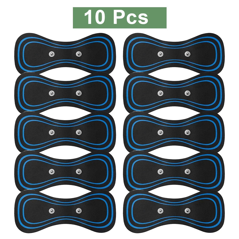 10/20Pcs EMS Muscle Stimulator Sticke Neck Massage Patch Replacement Trainer Hip Exerciser Slimming Tens Body Massager Gel Padsr