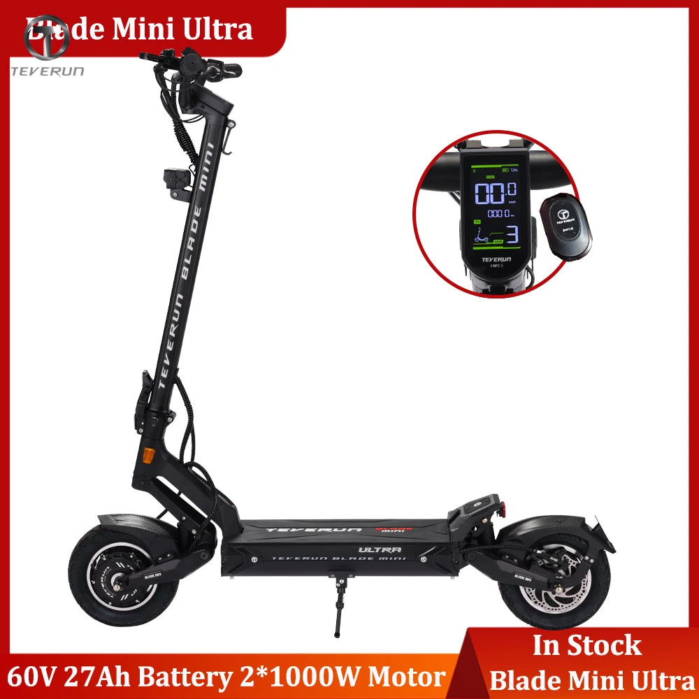 Newet Blade Mini Ultra 60V 27Ah TFT Display Inside NFC Full Hydraulic Brake Dual Motor Blade MINI Ultra