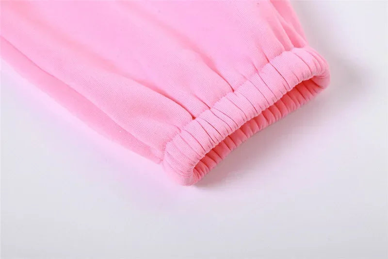 New Lace Up Pants Sets Women Slim Solid Splice Tank Tops Woman Long Sleeve Short Hoodies And Pant Suits Women Outfits Winter