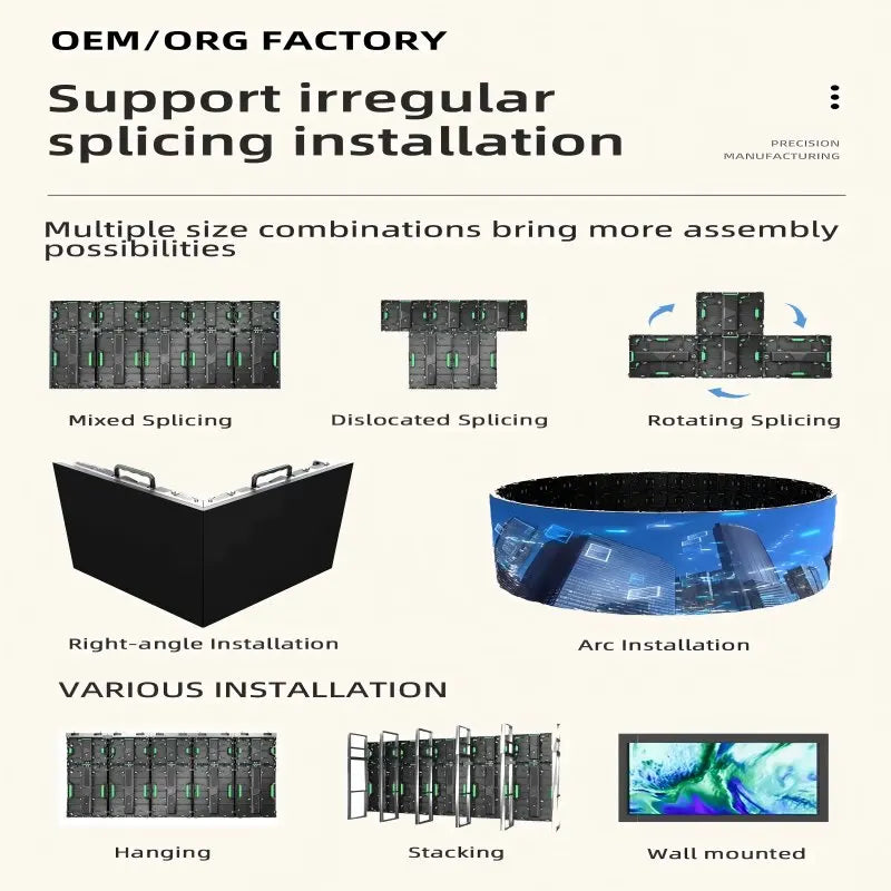Outdoor P3.91 LED Display Screen Waterproof Video Wall for Advertising Billboard