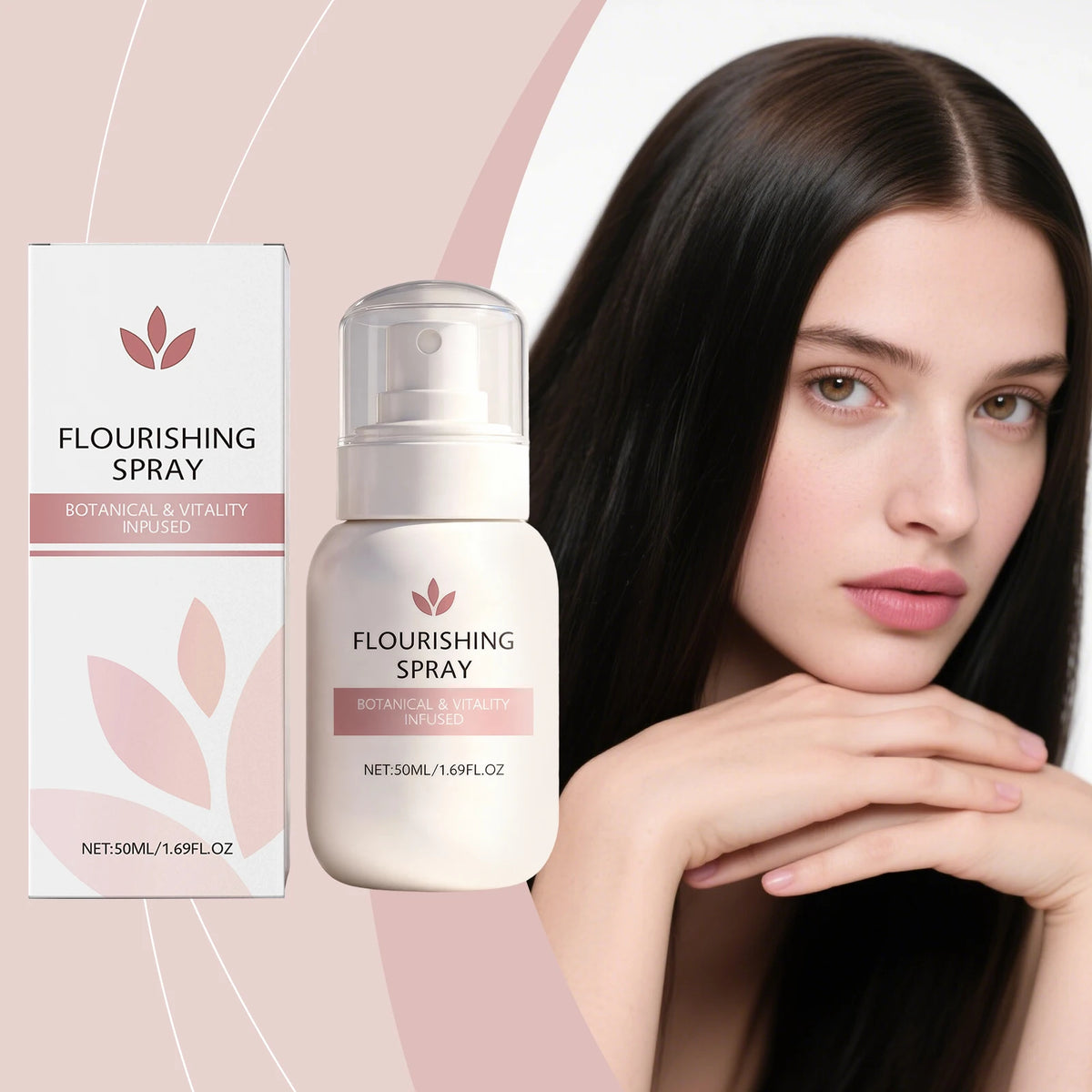 50ml Hair Growth spray Hair Regrowth Treatment Hair Fall Control Serum Plant Dense Hair Serum Spray Biotin Strengthen Hair Roots