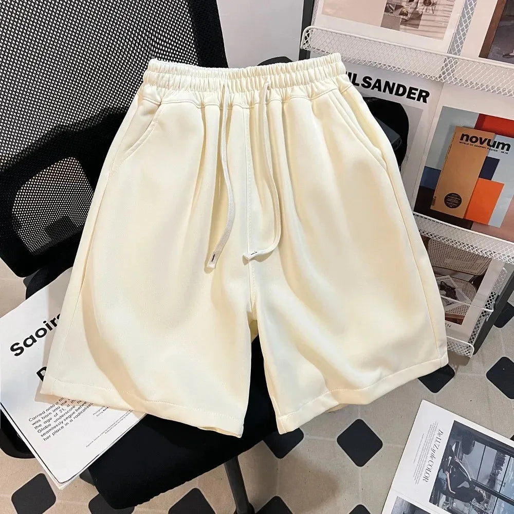 2026 Summer New Loose Casual Short Sports Pants Trendy Feminine Temperament Casual Loose Five Quarter Pants
