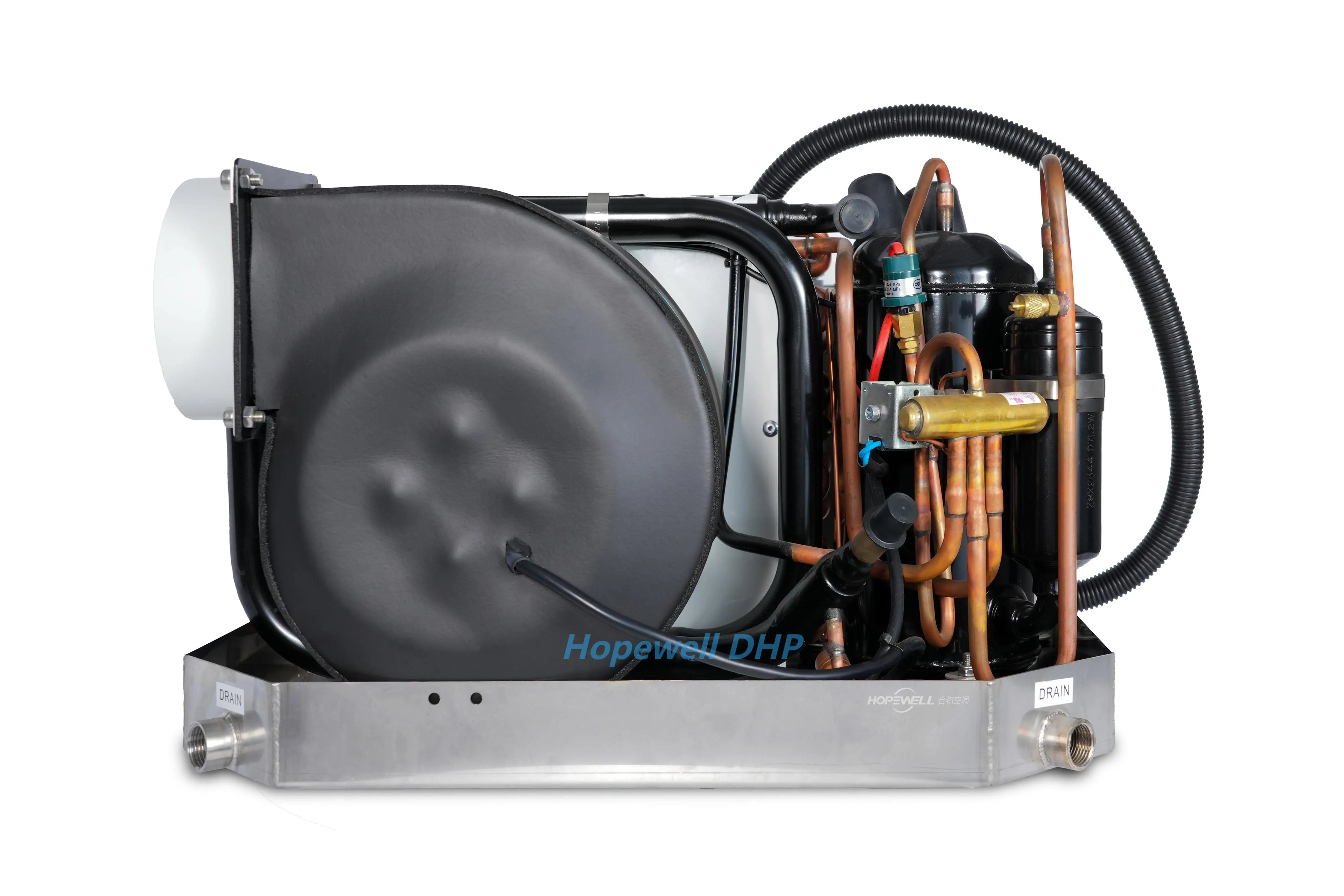 8000 Btu 220V Marine Airconditioner Small Water Cooled Combo AC Marine Air Conditioner for Boat Vessel Yacht