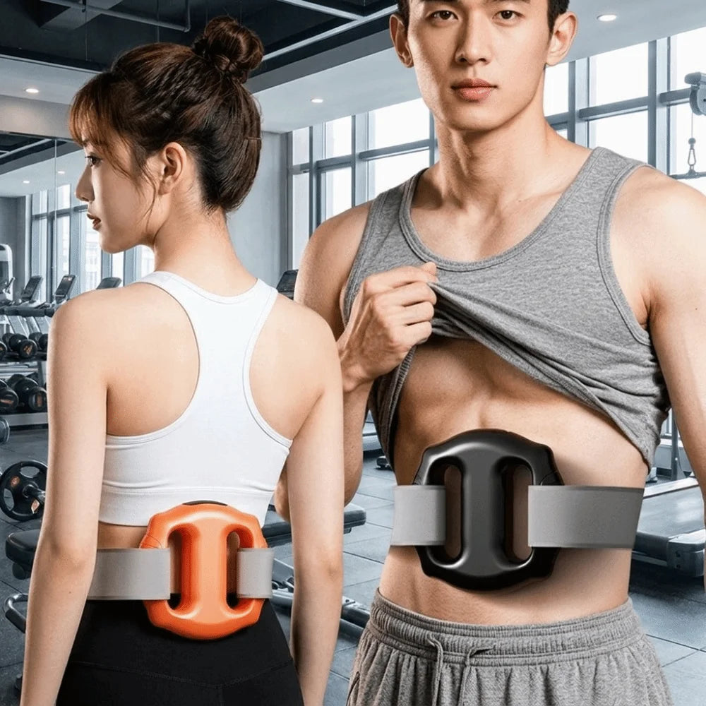 Hot Compress Electric Fascia Ring Portable Adjustable Speed Electric Body Slimming Machine USB Charging with Belt