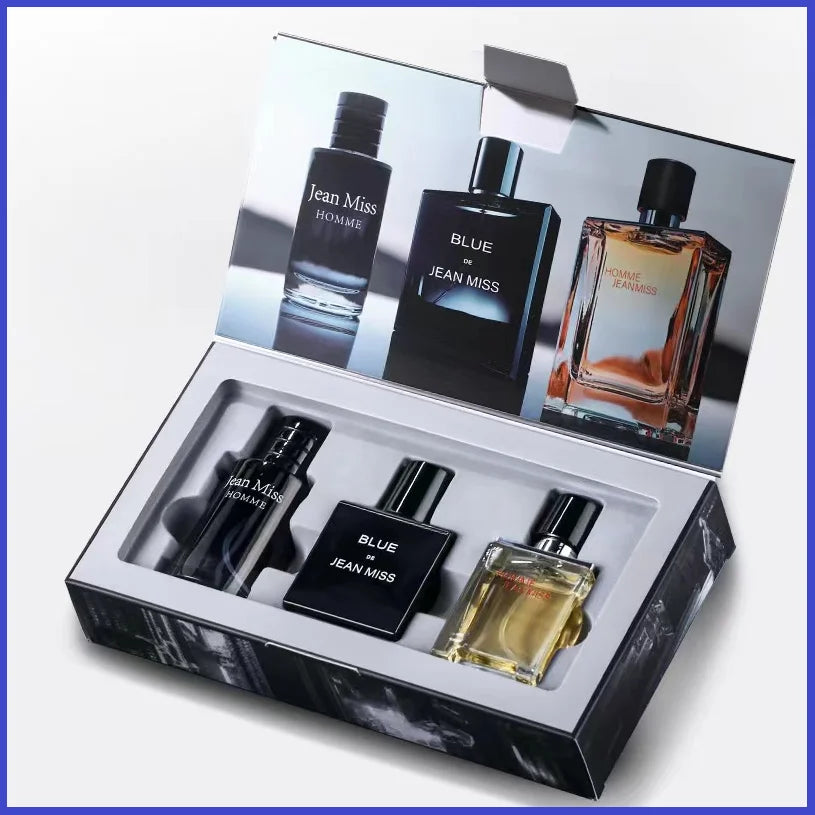High Quality 90ml Men Perfume Hombre Gift Box 3pcs Set Colognes Scent Fascination Man Perfumes Masculinos Lasting Parfum Heren