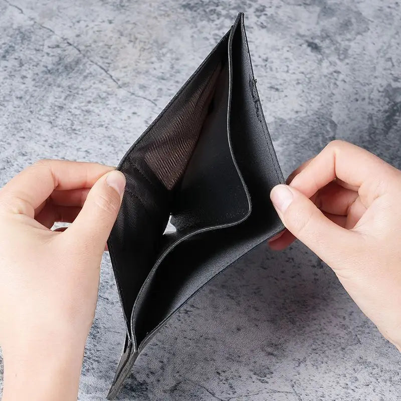 Soft Leather Coin Purse High-Value Eagle Pattern Wallet Short Men'S Wallet Pu Pu Wallet For Students Youth Gifts