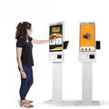 21.5 Inch Interactive Self Service Payment Kiosk Automatic Touch Screen Self Checkout Kiosk Machines for Restaurant