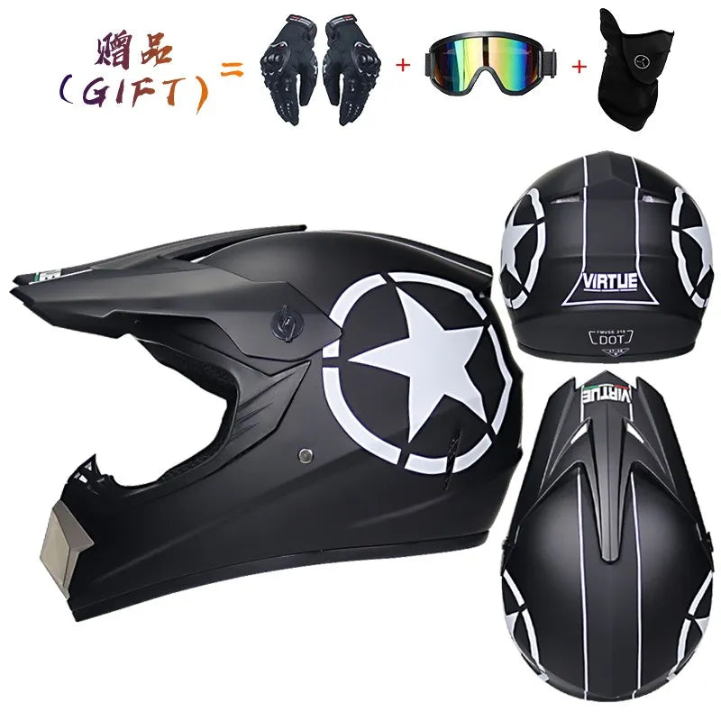 Send 3 pieces  motorcycle helmet children off-road helmet bike downhill AM DH cross helmet capacete motocross casco capacitance