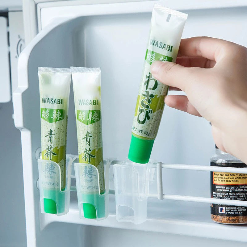 Kitchen Organizer Hanging Hooks Organizer Box Hanging Spice Bottle Small Item Organizer Clip Shelf Storage Hooks Kitchen Hooks