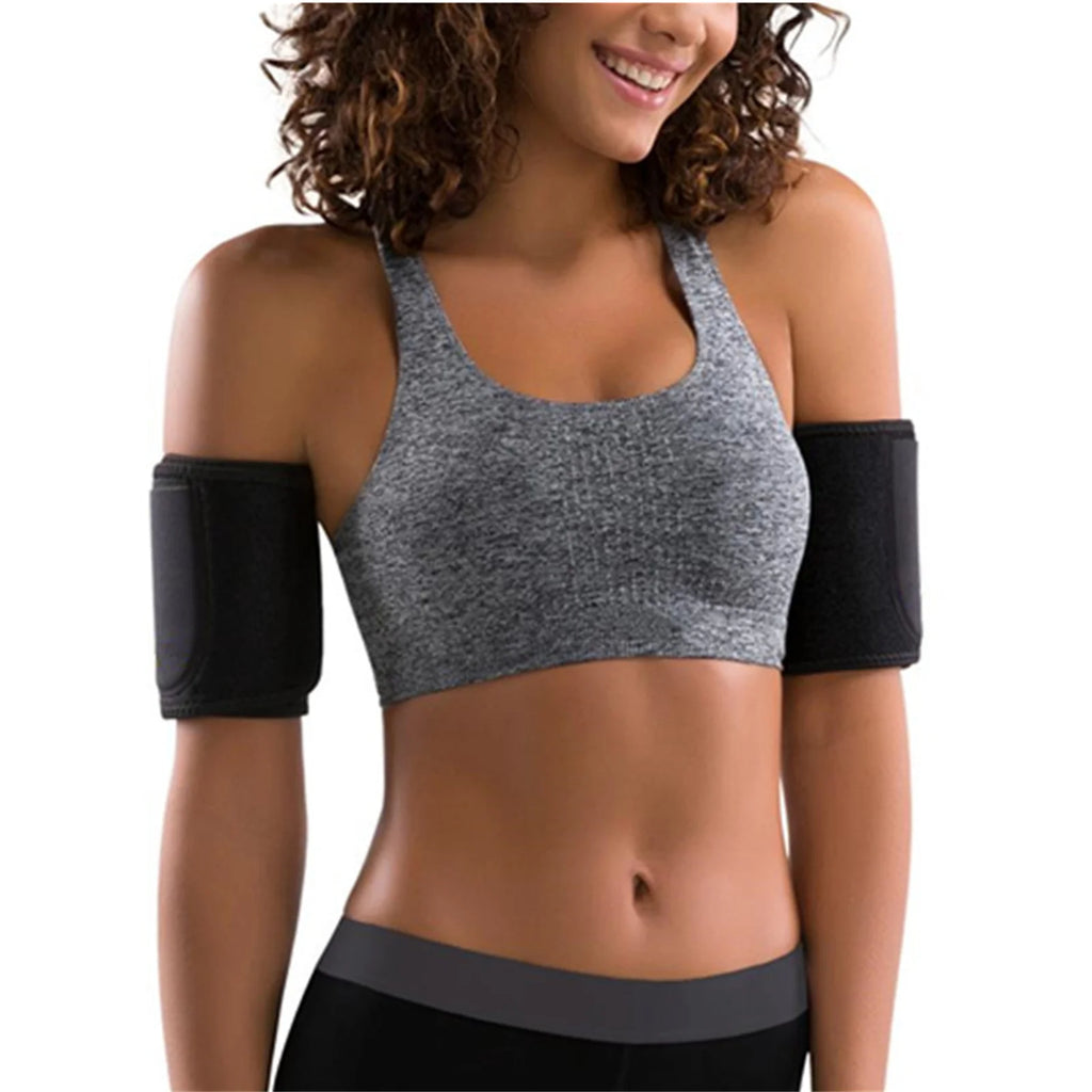 Women's Arm Sleeves For Sweat-Absorbent & Slimming Mobile phone arm bag During Yoga, Running, Workout