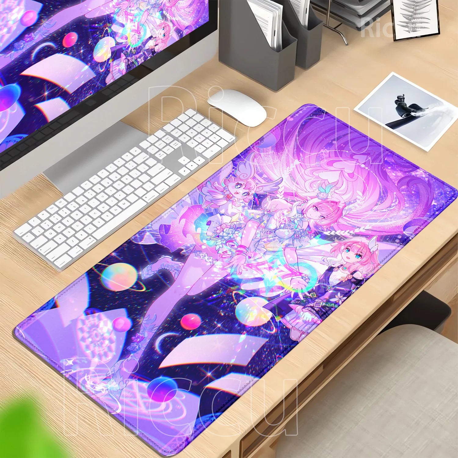 Mouse Pad Honkai Star Rail Cyrene HD printing Pretty Gaming Lock Edge Large Rubber Anime kawaii Mousepad Laptop offices Desk Mat