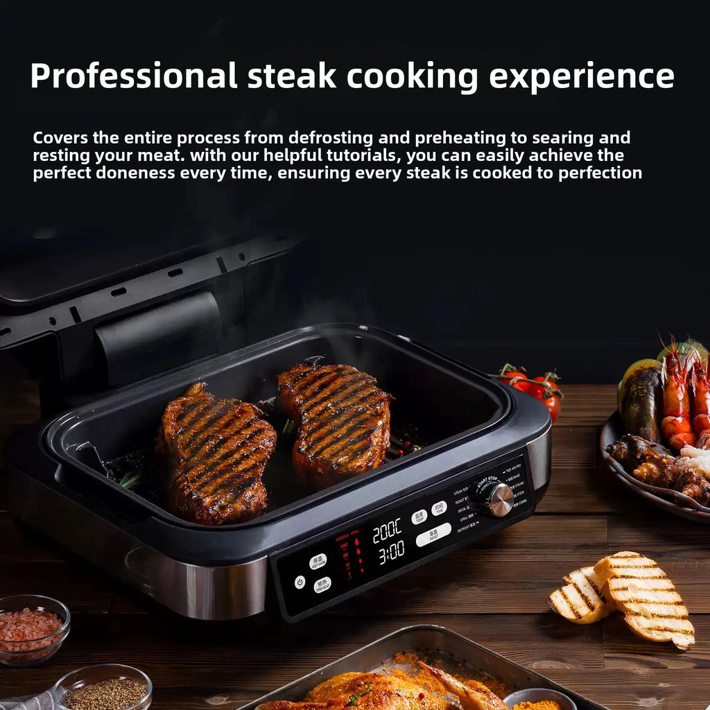 Steak machine - fully automatic steak griller - high-temperature oven - multi-functional cooking pot