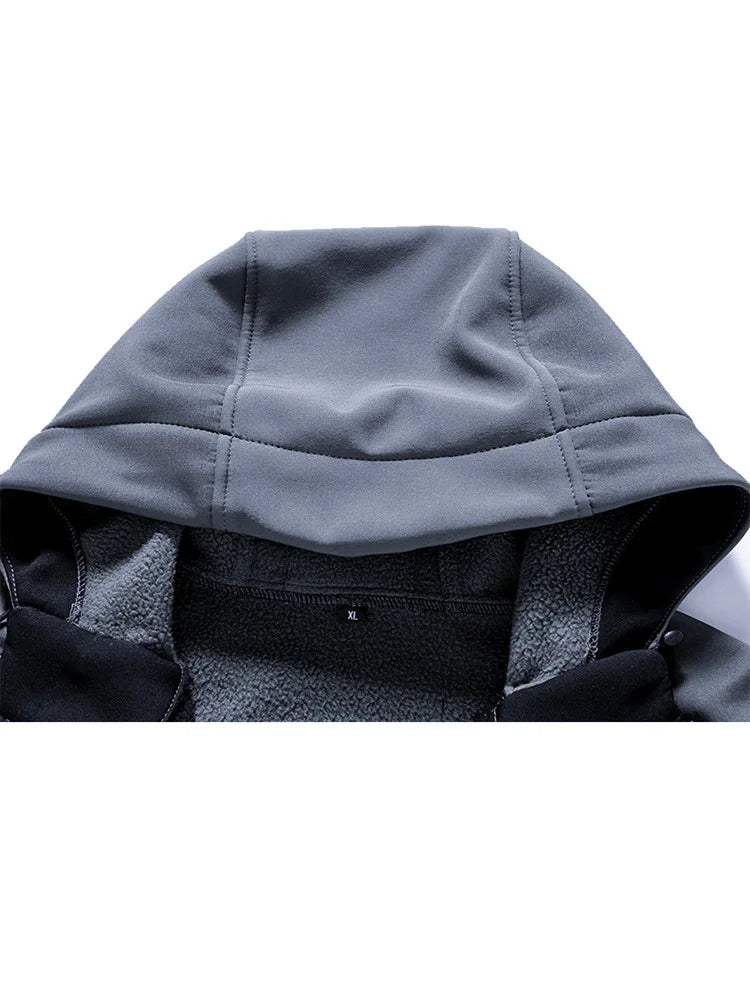Beetle Invader Shark Skin Softshell Jacket Pants Set Camouflage Tactical Military Suit Waterproof Windproof Fleece Lined Outdoor