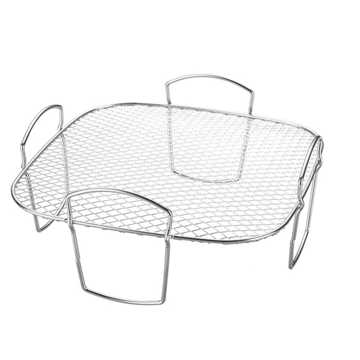 PLOVG Stackable Air Fryer Racks Set Stainless Steel Grilling Oven Steamer Cooker Home Kitchen Gadgets Round Square Rectangle