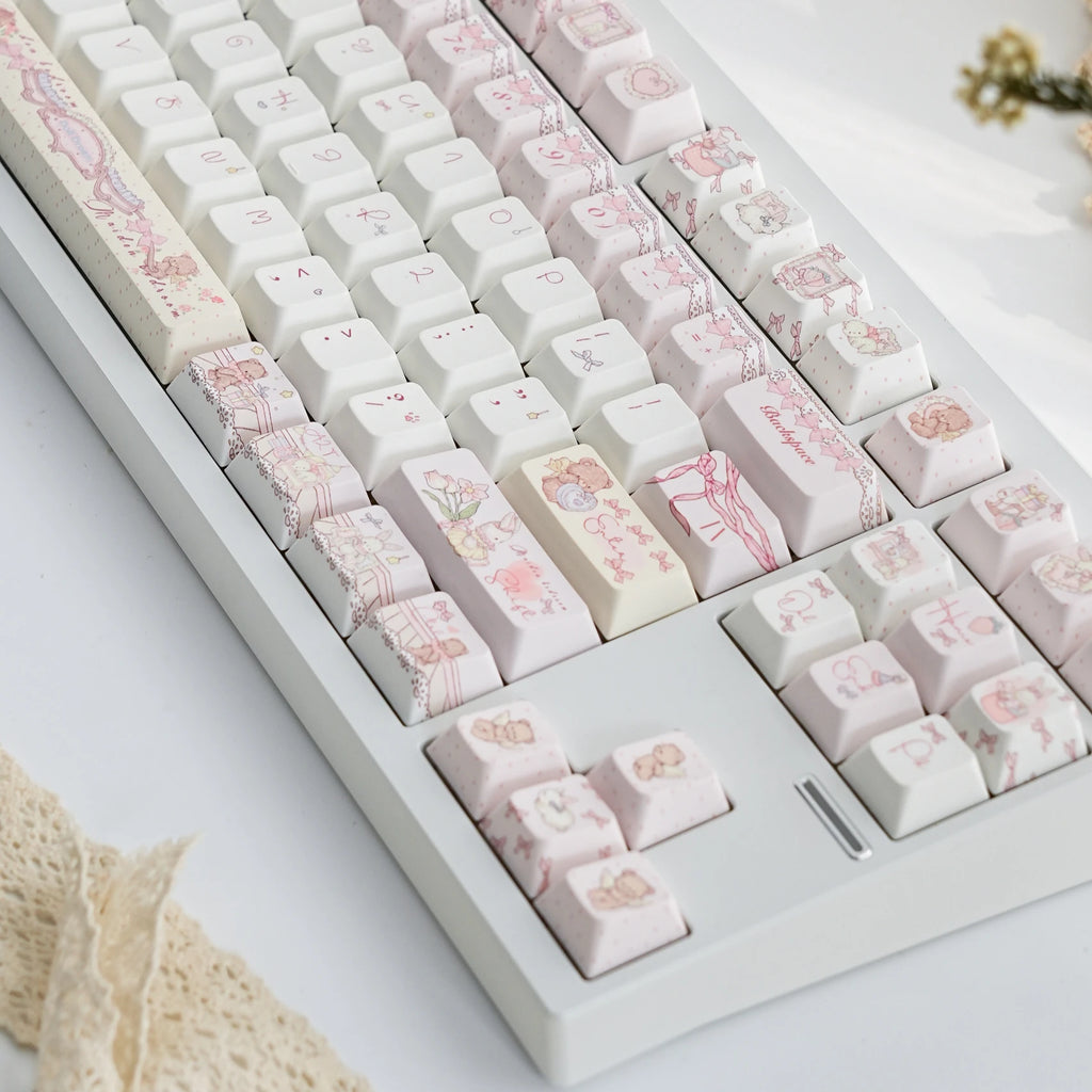 New Theme Keycaps 139 Keys SOA Cherry Profiled PBT Double Shot Japanese Keycaps for MX Switch Alice ANSI ISO Layout Keyboard Kit