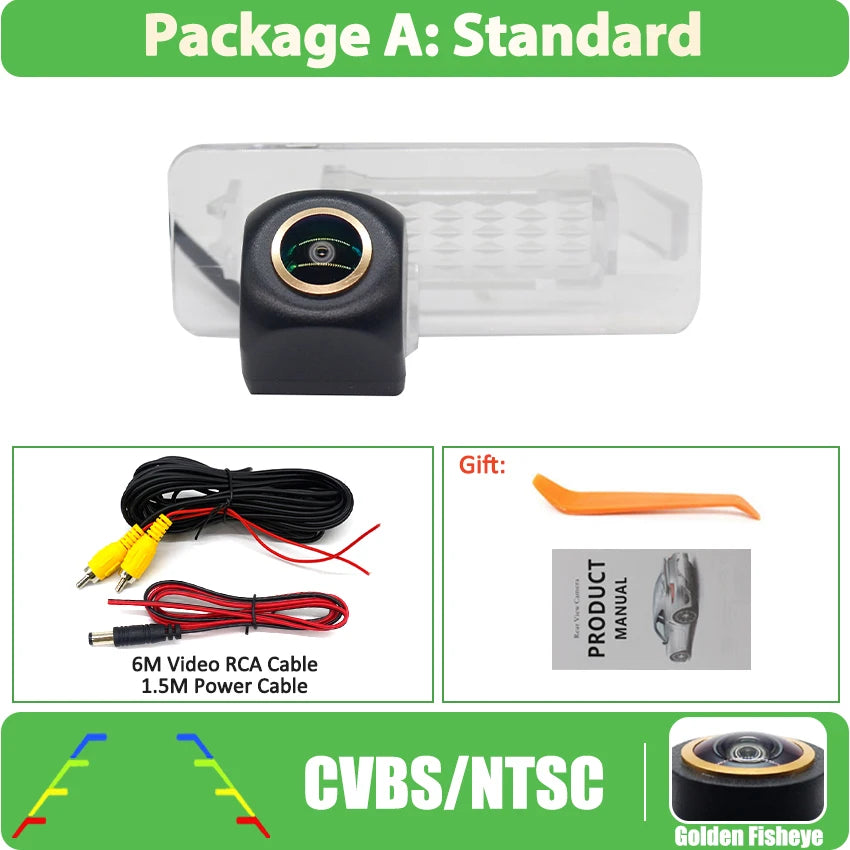Car Reversing Camera For Smart Fortwo 451 For Four Smart ED Car HD Night Vision CVBS 1080P FishEye Vehicle Rear View Camera