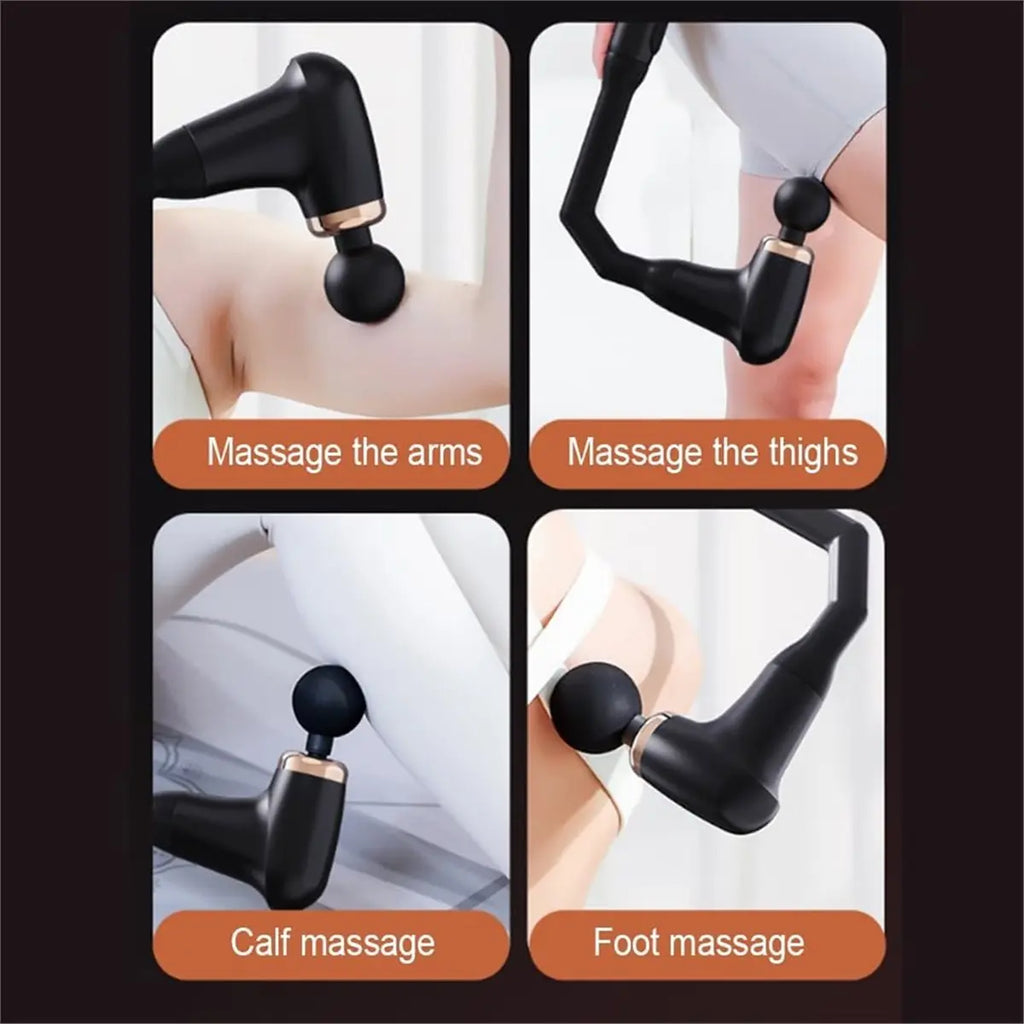 2026 New Massage with Extended Handle, Back and Neck Massage for Pain Relief, Massage Deep Tissue, with 4 Massage Heads