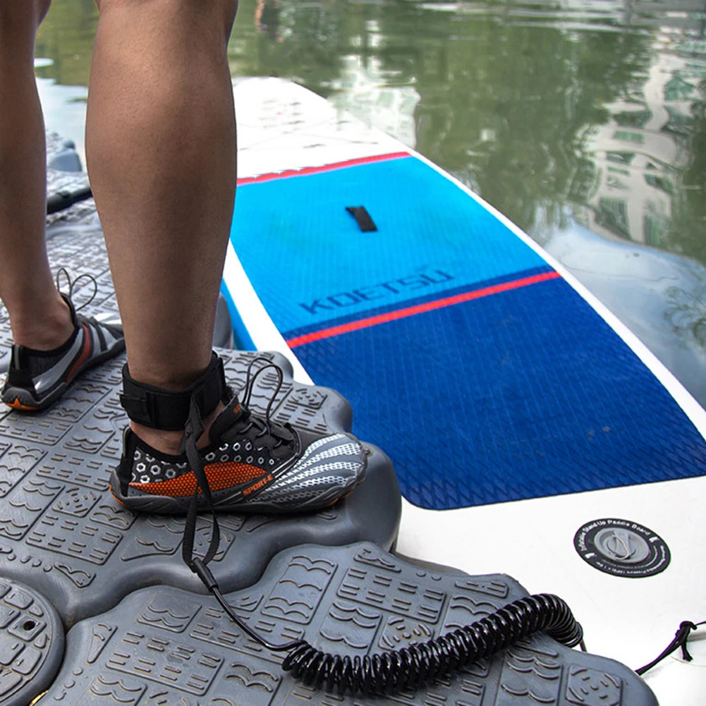 Sup Board Foot Leg Rope Practical Surfing Stand UP Paddle Board Ankle Leash Elastic Surfboard Safety Foot Rope Accessories