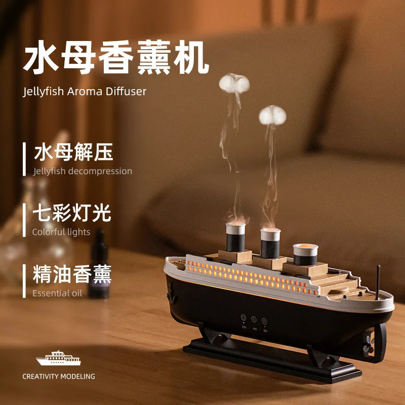 Water Drop Essential Oil Aromatherapy Machine Household Heavy Fog Volume Remote Control Timing Ultrasonic Atomizing Humidifier