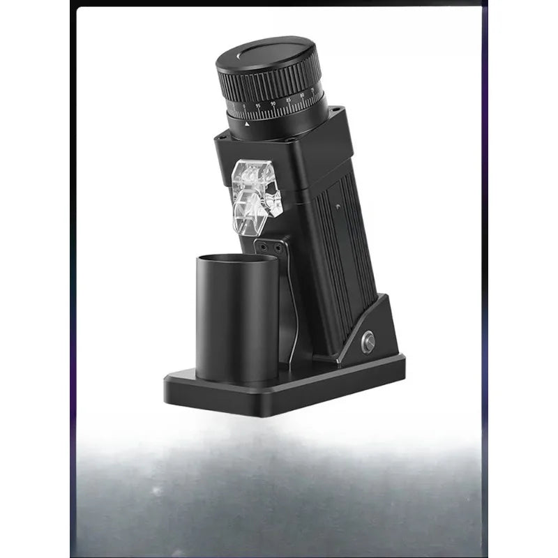 Electric Coffee Grinder 55MM Espresso Cone Burr Stepless Fineness Adjustment Brew Bean Grinder Black White
