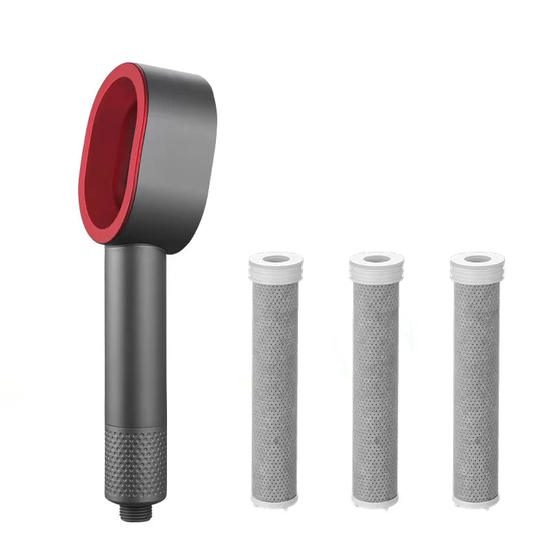 High Pressure Filter Shower Head Nozzle Impurities Beauty Purification Bathroom Showerhead Accessories Universal Water Saving