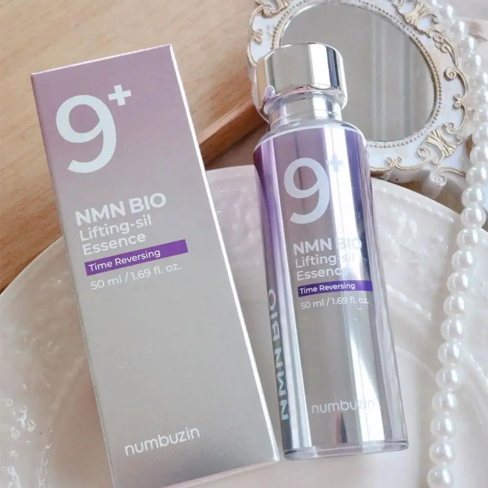 Korean Numbuzin NO.9 NAD+ BIO Skincare Set - Lifting-sil Mask NMN Essence Retinol Eye Cream Lifts Firms Brightens Korean Beauty