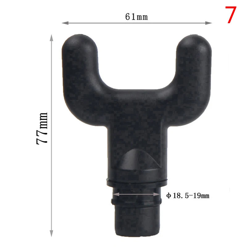 1pc/1set Replacement Heads For Massage Gun Muscle Stimulator Body Relaxation Shaping Exercising Fascia Gun Massager HeadPistool