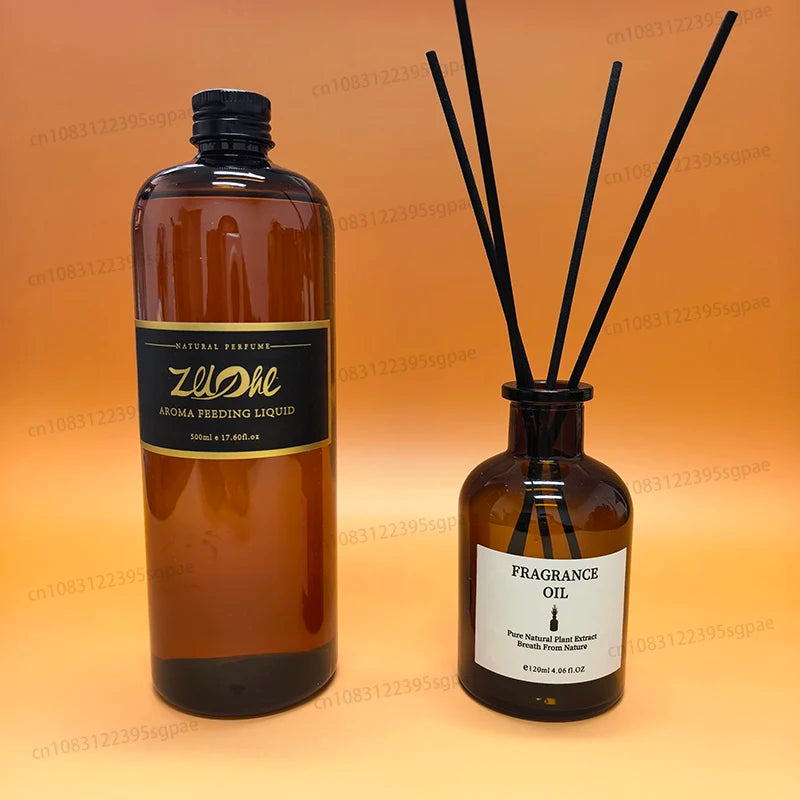 House Fragrance Essential Oil 500ml Ritz Carlton Hilton Hotel Scent Long-lasting Aromatherapy Deodorant,give 10pcs Reed Sticks