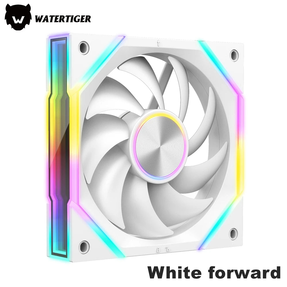 Guangchi V2 building block fan, 120mm case fan,12025 water-cooled fan, 5V ARGB light-emitting fan, convenient for combination.