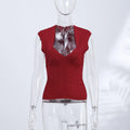 Sexy Slim Women's Blouse Elegant Deep V Neck Sleeveless Bodycon Party Evening Top Female 2026 Summer Fashion New Woman Clubwears