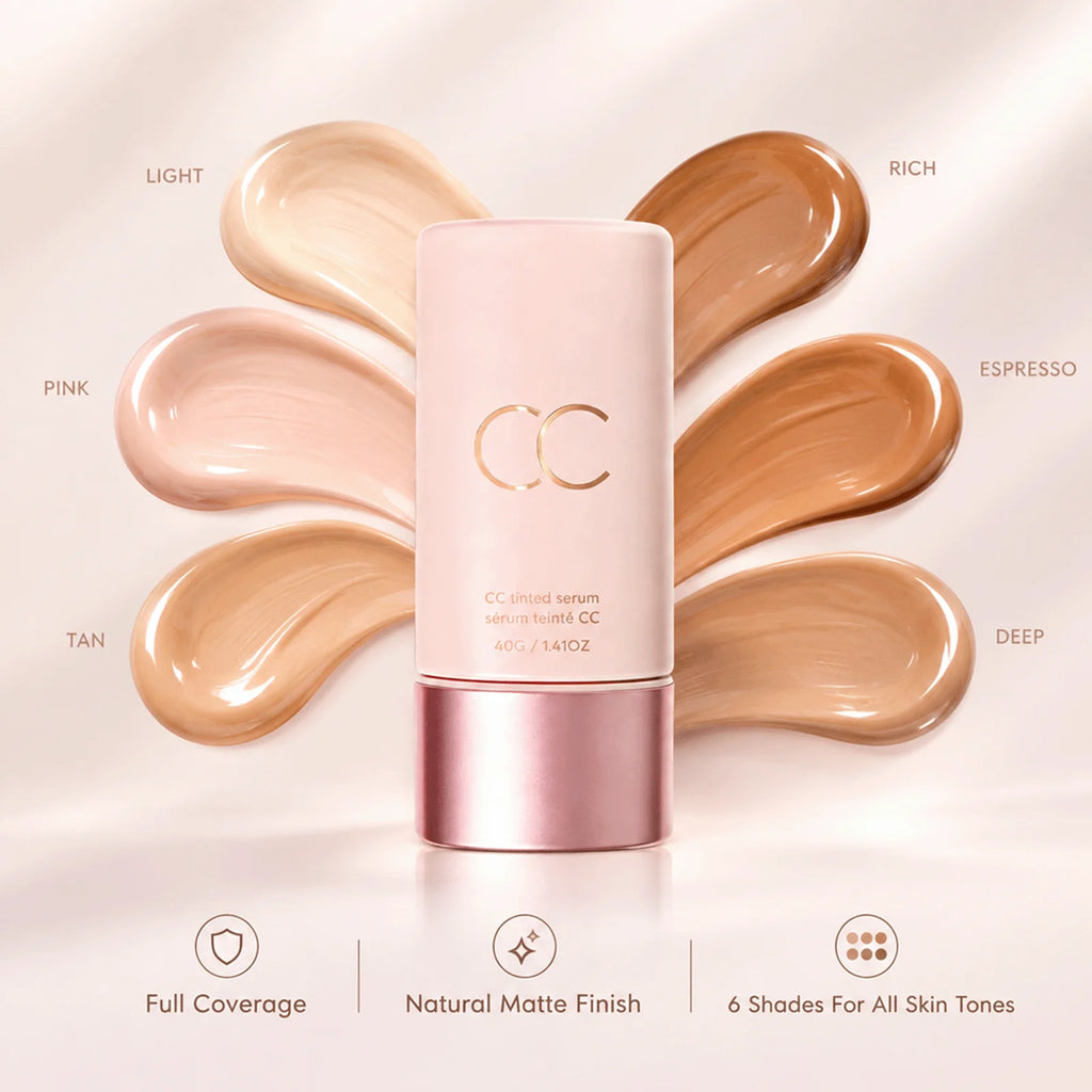 2-in-1 Color Changing Foundation Stick Natural Flawless Finish Lightweight Smooth Face Makeup Buildable Coverage for All Skin