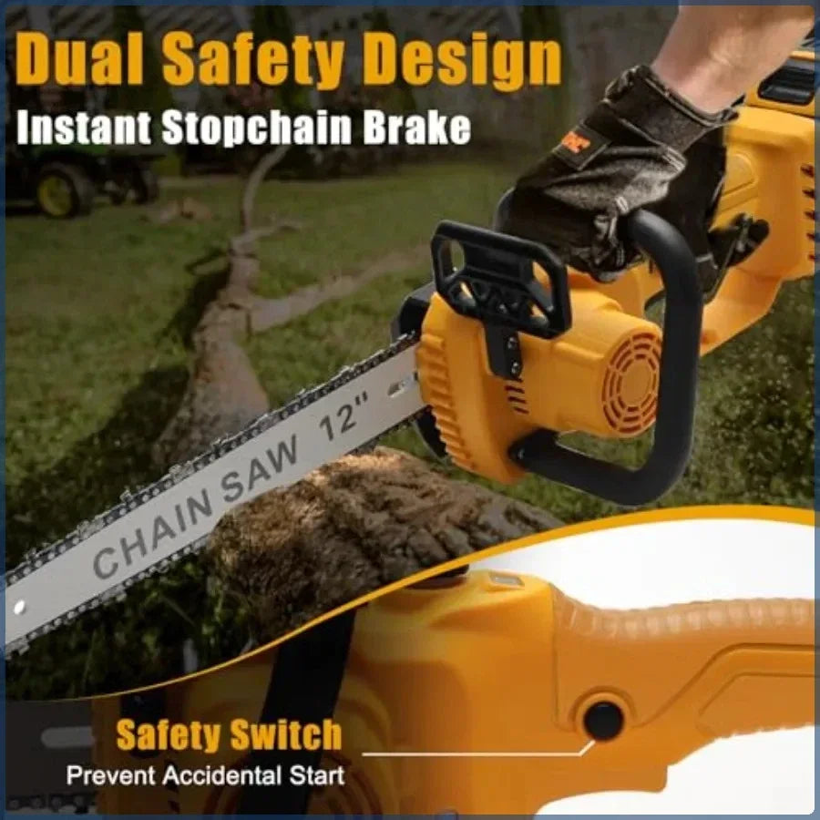 Dewalt Cordless Chain Saw Automatic Oiler Brushless Chainsaw Dehydration withor Tree Cutting and Logging Electric Saw Tool
