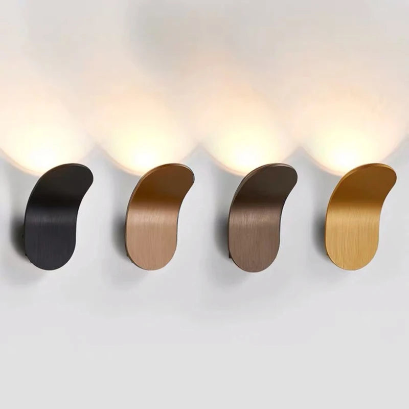 Modern LED Wall Lamps for Living Room TV Background Bedside Lamp Nordic Bathroom Corridor Balcony Wall Lights Fixtures
