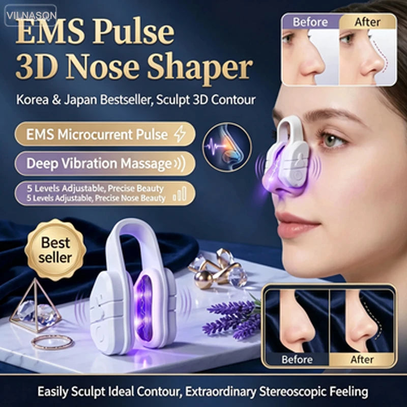 Beautiful Nose Clip EMS Nose Shaper Up Shaping Machine Lifting Nose Corrector Massage Tool Acial Corrector Slimmer Beauty Tool
