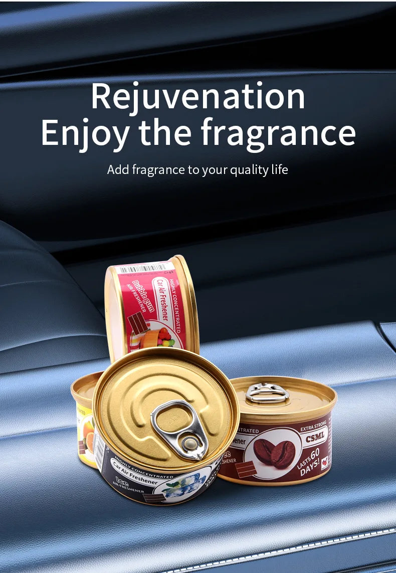 Best-selling Wooden Block Canned Car Aromatherapy Fragrance Paste Deodorizing Air Freshener High-end Solid Perfume