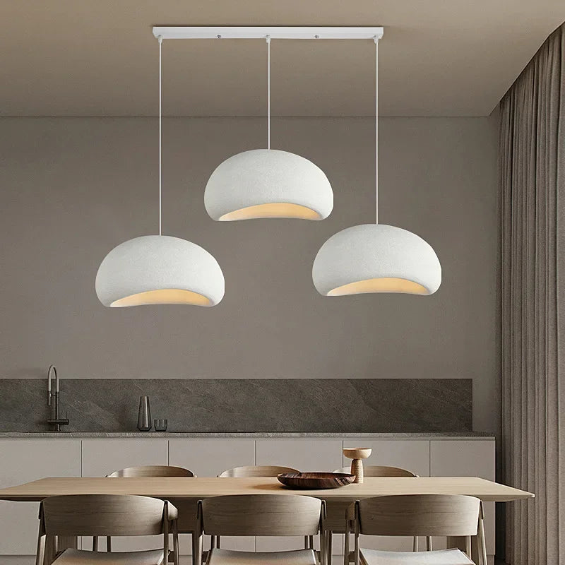 Minimalism Wabi Sabi LED Pendant Lamps For Living Dining Room Restaurant Loft Decor Hanging Chandelier Art Suspension Luminaire