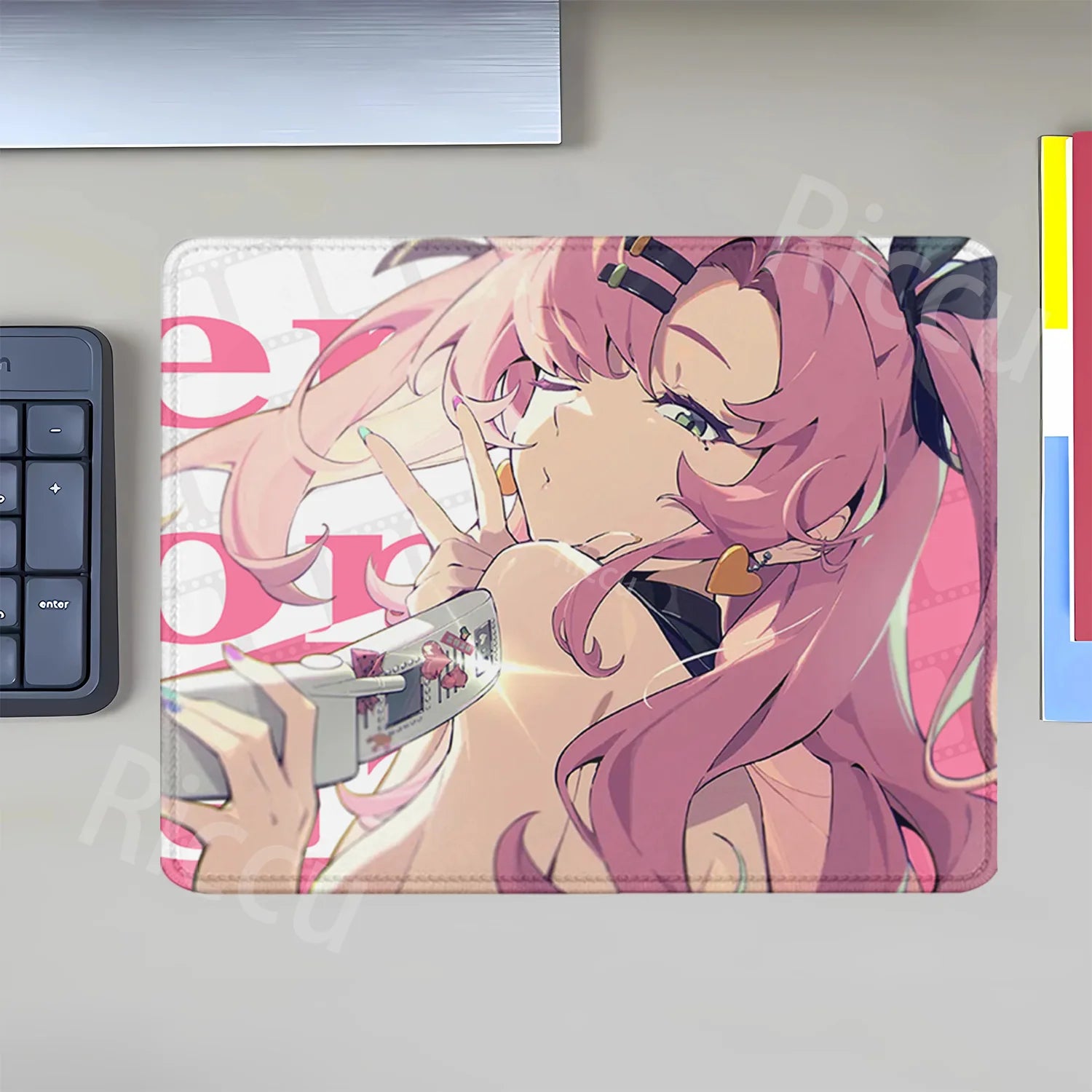 Mouse Pad Zenless Zone Zero Vivian Hoshimi Miyabi Ellen Joe Small Size Mousepad ZZZ Office accessories overlock teclado Desk Mat