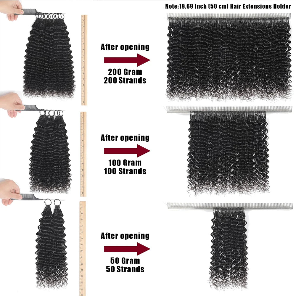 Deep Wave Feathered Human Crochet Hair For Braiding Boho Braids 100% Raw Human Hair Extensions Miracle Knots Crochet Human Hair