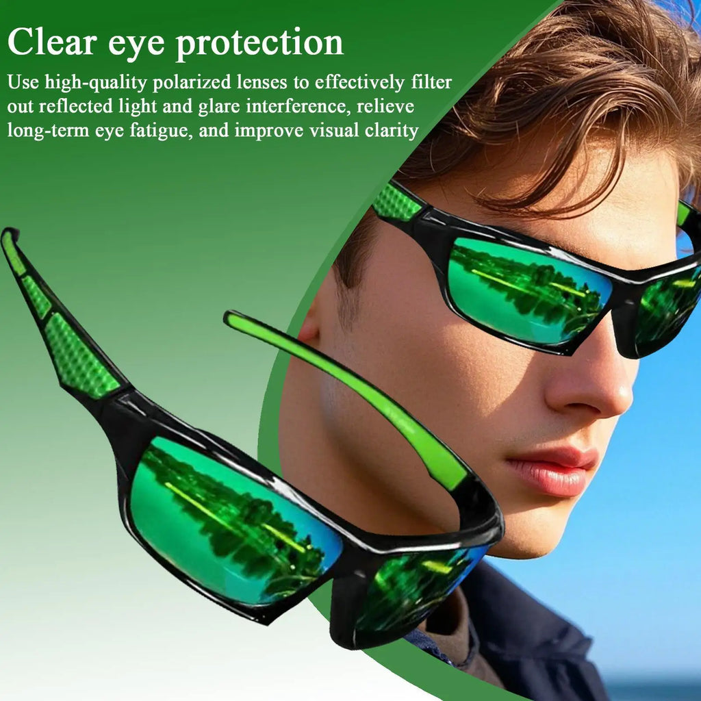 Mens Sun Glasses UV Sunglasses Polarized Glasses for Men Comfortable Fashion Shades Outdoor Sport Eyewear for Driving Running
