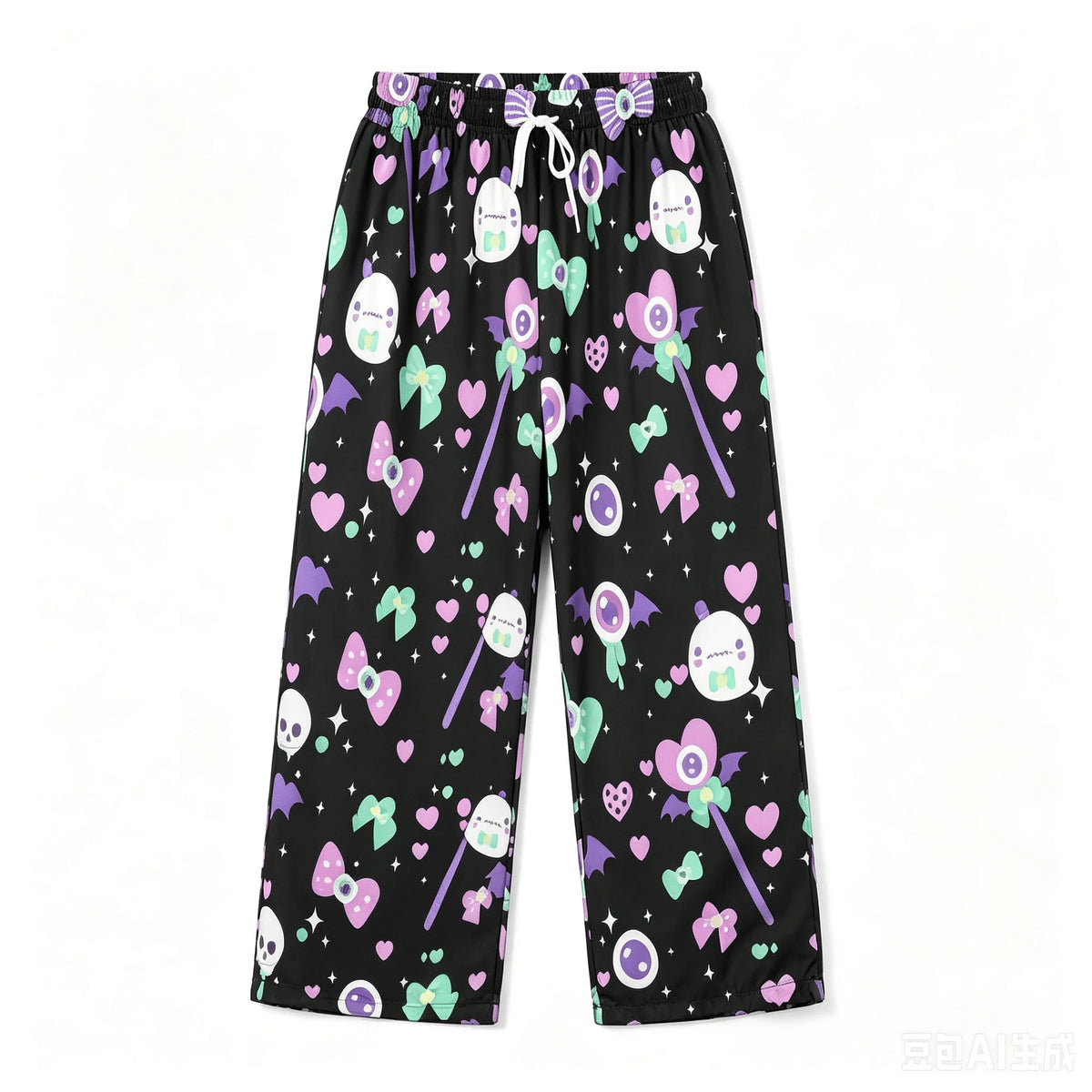 Dream Cute Retro Cartoon Printed Role Playing Pants Women's Extra Large Quick Drying Comfortable Pants Men and Women Children